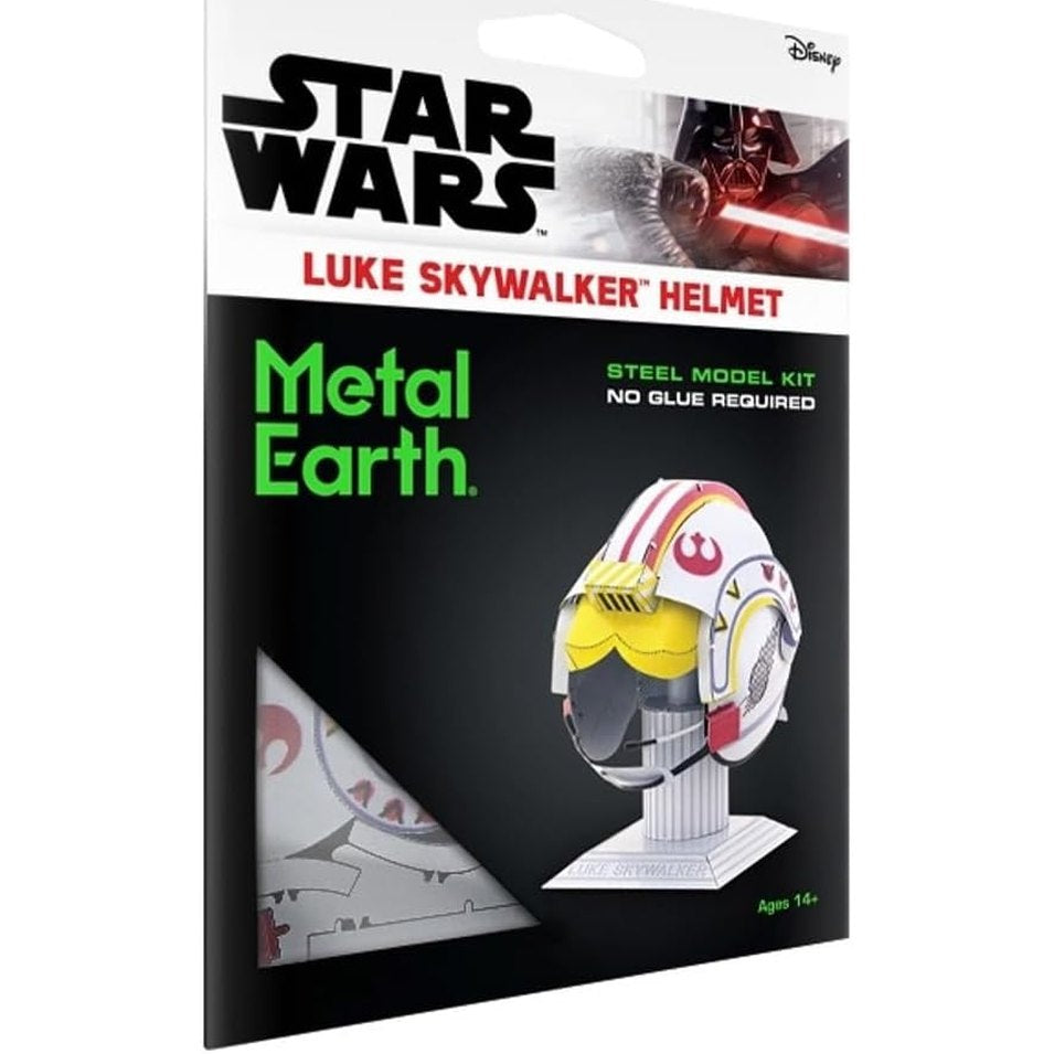 Star Wars Luke Skywalker Helmet Steel Model Kit - Fascinations - Metal Earth