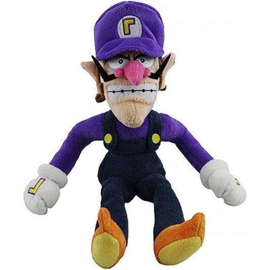 Super Mario Waluigi 12.5" Stuffed Plush - Little Buddy - All Star Collection