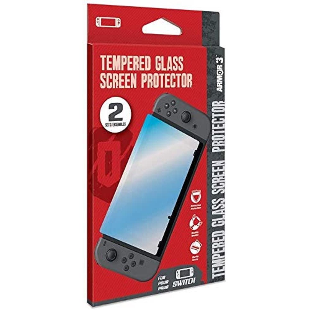 Tempered Glass Nintendo Switch Screen Protector 2-Pack - Armor3