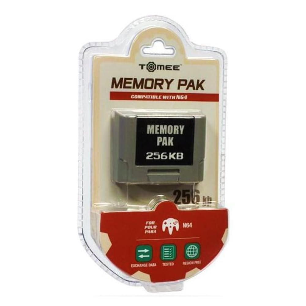 256KB N64 Memory Pak - Nintendo 64 - Tomee