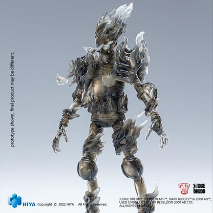 Judge Dredd Judge Fire Black & White Action Figure - Hiya Toys - Previews Exclusive!