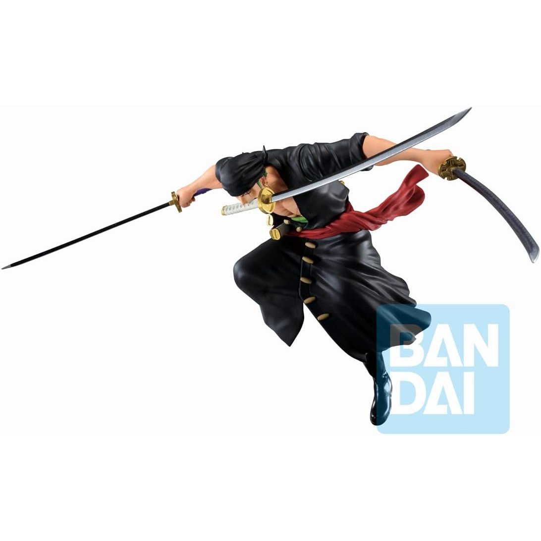 One Piece Roronoa Zoro Wano Country -Third Act- Statue Figure - Bandai Spirits Ichibanso