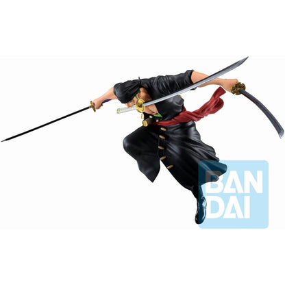 One Piece Roronoa Zoro Wano Country -Third Act- Statue Figure - Bandai Spirits Ichibanso