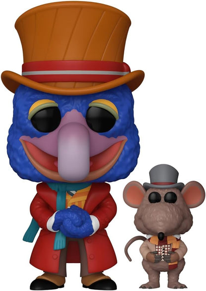 The Muppet Christmas Carol Gonzo as Charles Dickens with Rizzo Funko Pop! #1456