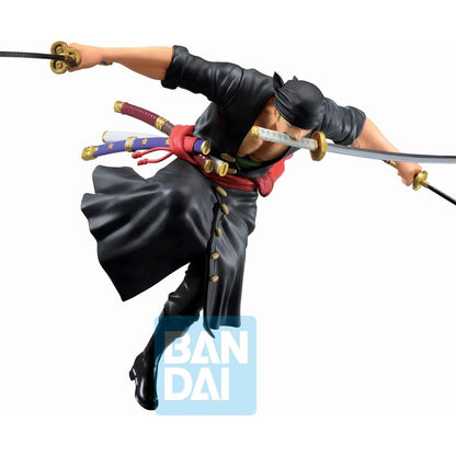 One Piece Roronoa Zoro Wano Country -Third Act- Statue Figure - Bandai Spirits Ichibanso