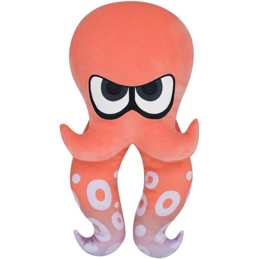 Splatoon Red Inkling Octopus 16" Plush Doll - San-ei, Little Buddy - All Star Collection