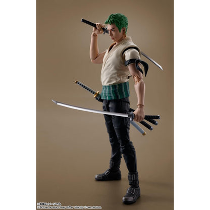 One Piece Netflix Series Roronoa Zoro Action Figure - Bandai Spirits - S.H.Figuarts