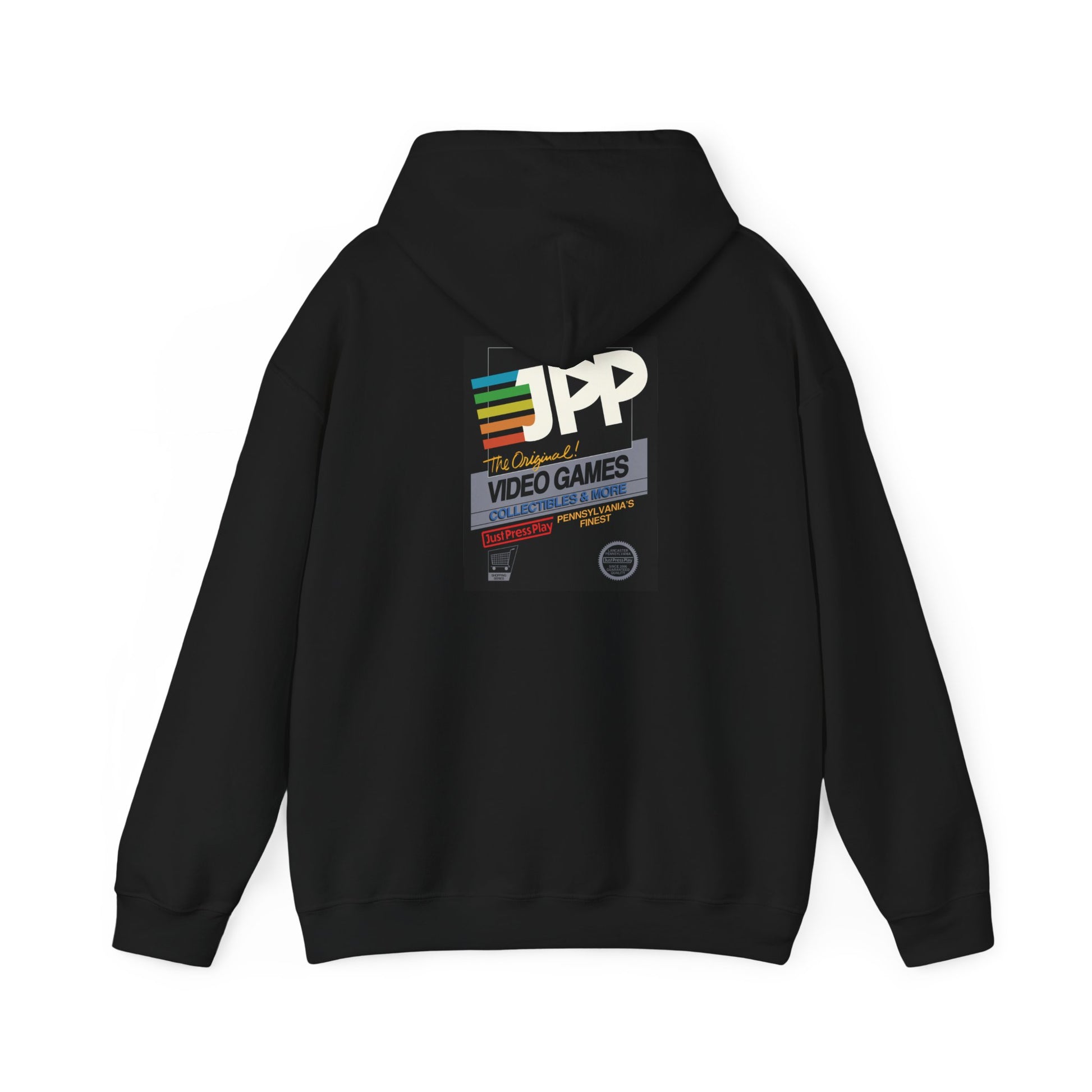 Just Press Play Hooded Sweatshirt - Black Box