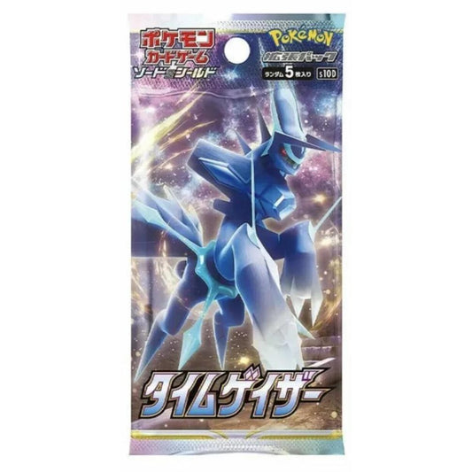 Pokemon TCG Sword & Shield Time Gazer Booster Pack S10D - 5 Cards, Japanese