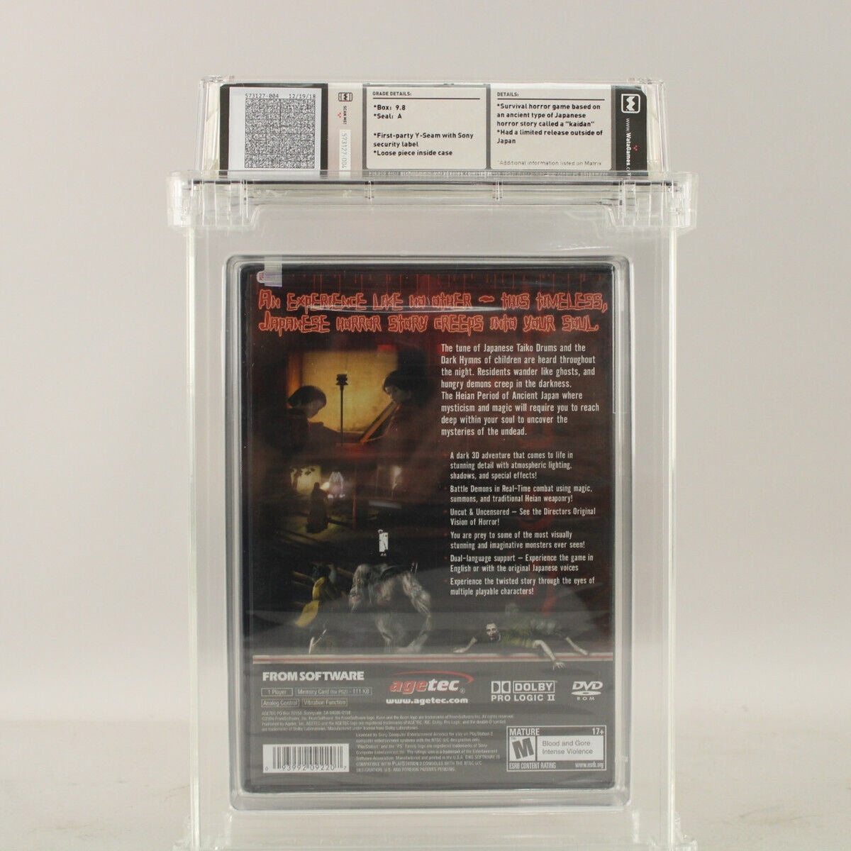 KUON K U O N Sony PlayStation 2 PS2 Game & Case & Manual KUON K U O N Sony PlayStation 2 PS2 Game & Case & Manual