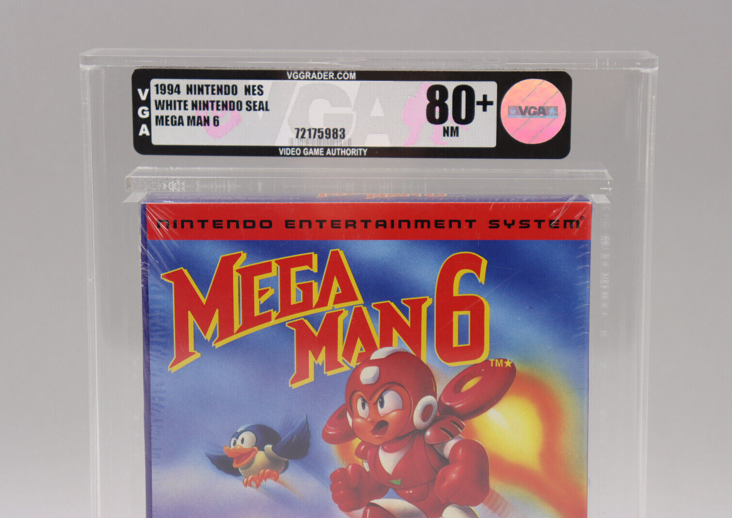 Mega Man 6 Nintendo NES 1994 Capcom New Factory Sealed VGA Graded 80+ NM