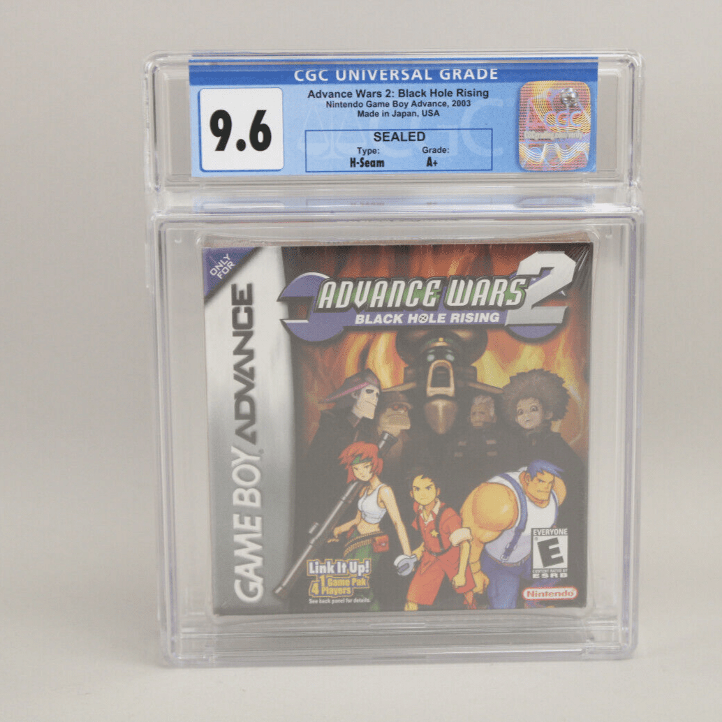 Advance Wars 2: Black Hole Rising Nintendo Game Boy GBA Sealed CGC Graded 9.6 A+