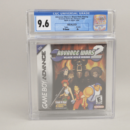 Advance Wars 2: Black Hole Rising Nintendo Game Boy GBA Sealed CGC Graded 9.6 A+