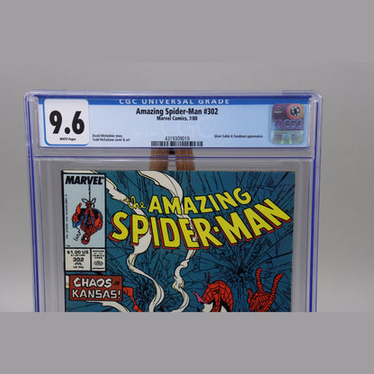 Amazing Spider-Man 302 July 1988 Marvel Comics Todd McFarlane CGC Graded 9.6 NM+