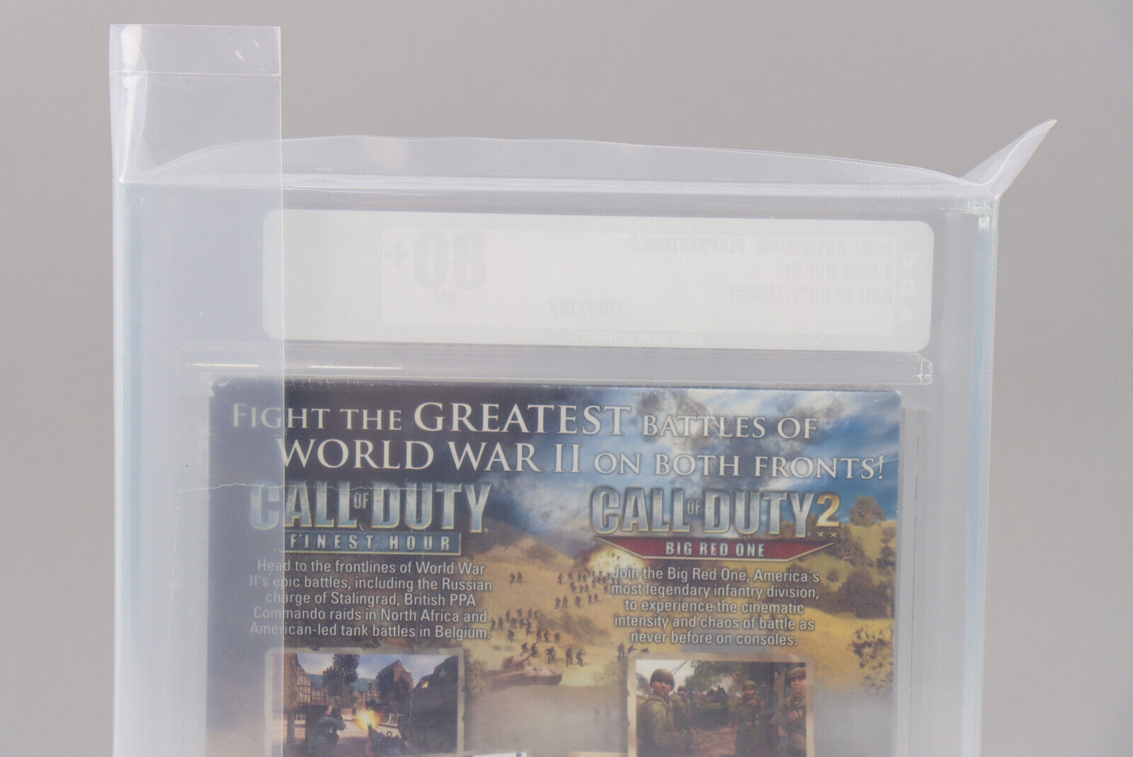 Call of Duty: Finest Hour (PS2 Playstation 2) WATA shops 8.5 B+ Graded Sealed New