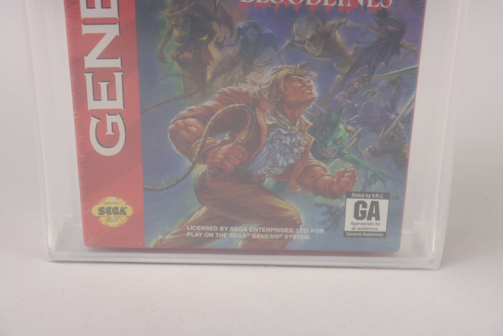 Castlevania Bloodlines Sega Genesis 1998 Konami New Sealed VGA Gold 85+ NM+