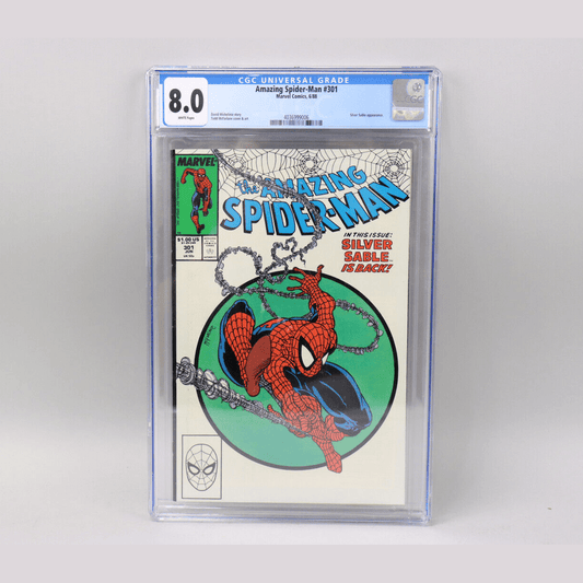 Amazing Spider-Man #301 June 1988 Marvel Comics Todd McFarlane CGC Graded 8.0 VF