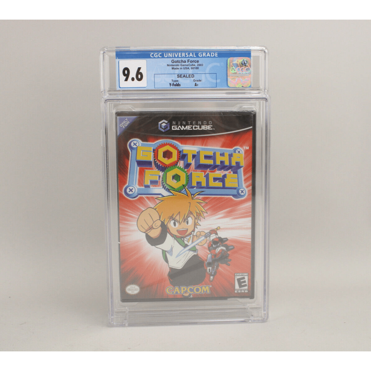 Gotcha Force Nintendo GameCube GC 2003 Capcom New Sealed CGC Graded 9.6 A+