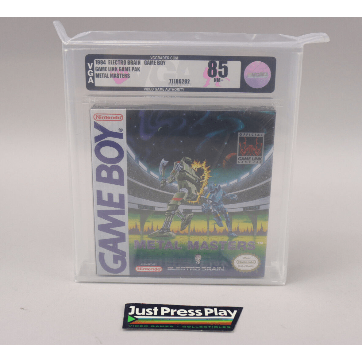 Metal Masters Nintendo Game Boy GB Link Pak 1994 Electro Brain Sealed VGA 85 NM+