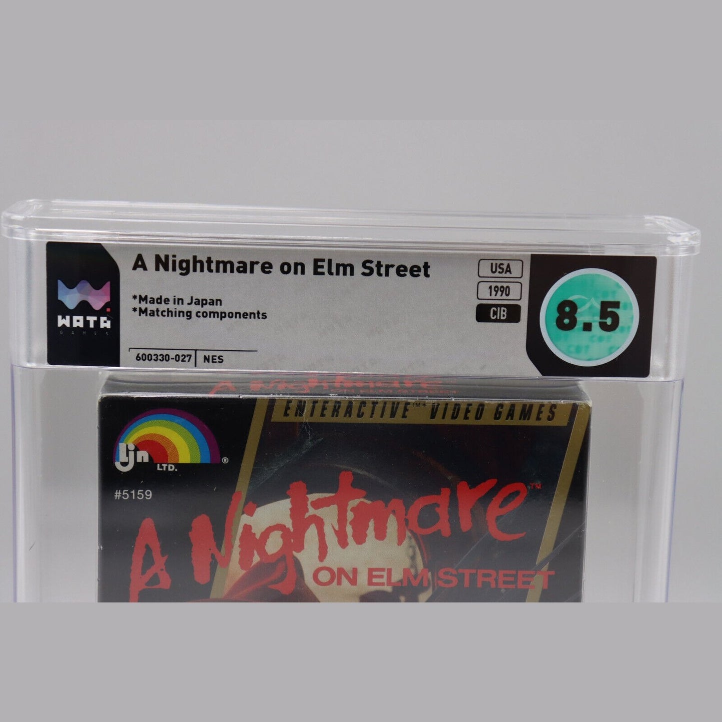 A Nightmare on Elm Street Nintendo NES 1990 CIB Complete Wata Graded 8.5