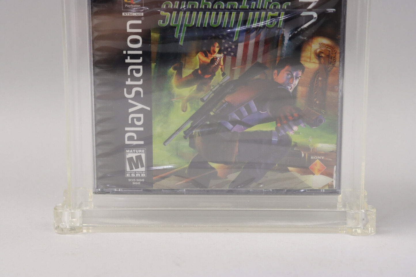 Syphon Filter 3 Sony PlayStation PS1 PSX Original 9/11 Cover Artwork Wata 9.8 A+