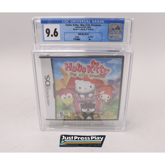 Hello Kitty: Big City Dreams Nintendo DS Sealed CGC 9.6 A+ Near Perfect Grade!