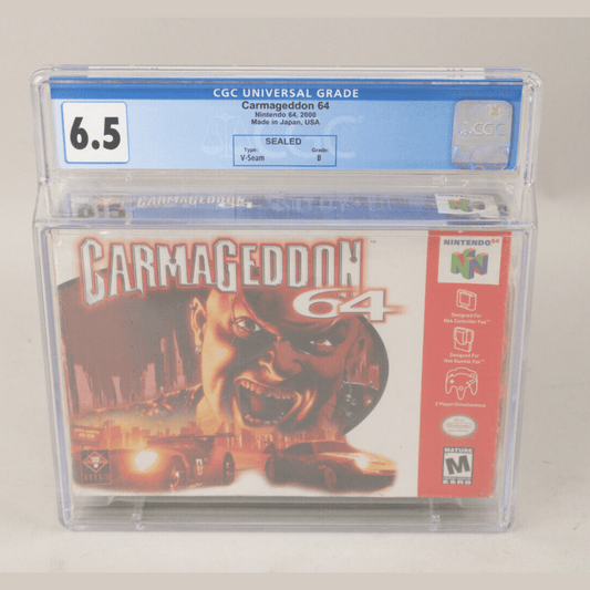 Carmageddon 64 Nintendo N64 New Sealed CGC Graded 6.5 B Ex. Low Pop! VGA Wata