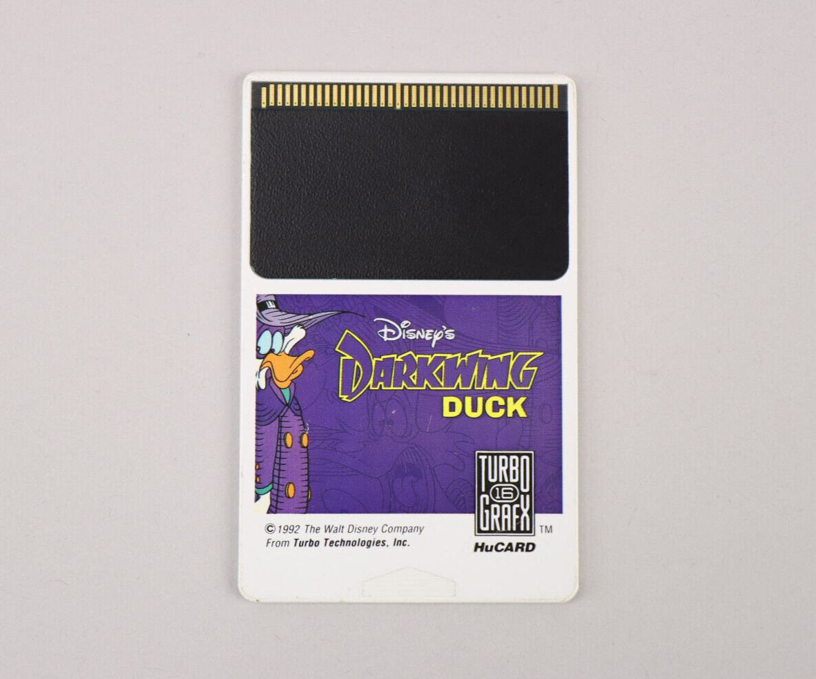 Disney's Darkwing Duck NEC TurboGrafx-16 TG16 Game w/Box & Insert - No Manual