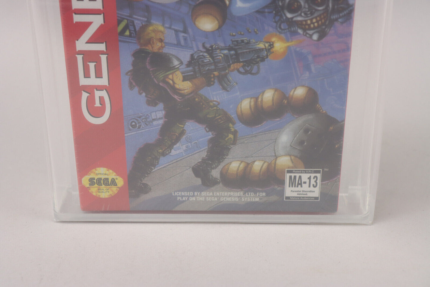 Contra: Hard Corps Sega Genesis 1998 Konami New Factory Sealed VGA Gold 85+ NM+