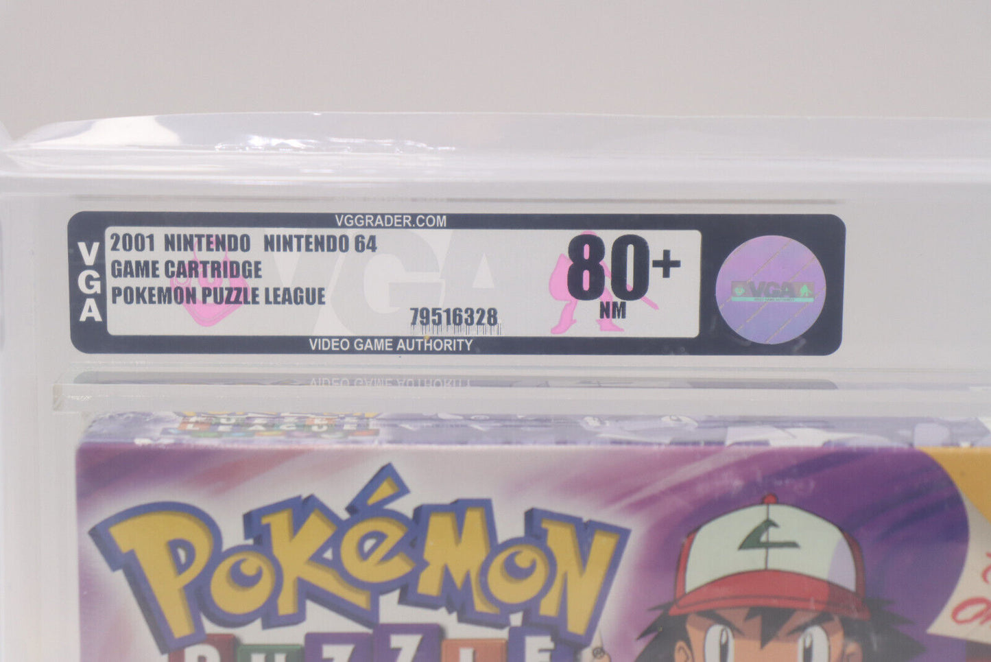 Pokemon Puzzle League Nintendo N64 2001 New Factory Sealed VGA Graded 80+ NM