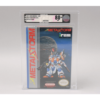 Metal Storm Nintendo NES 1991 Irem Shooter New Factory Sealed VGA Graded 80+ NM