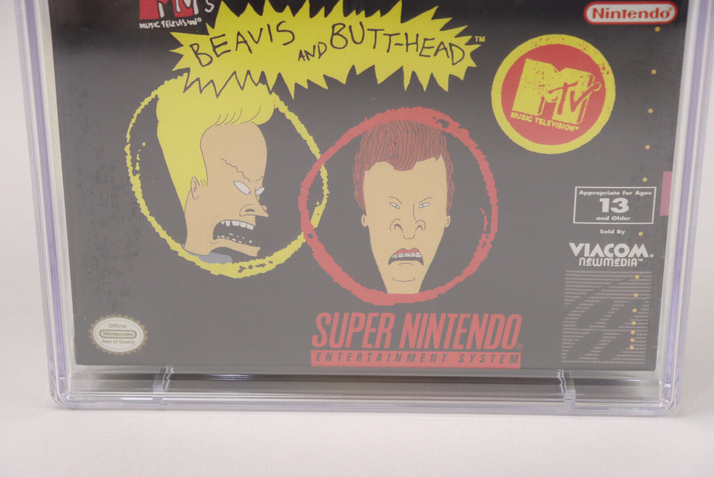 MTV's Beavis and Butt-head Nintendo SNES 1997 New Sealed CGC Graded 9.2 A++