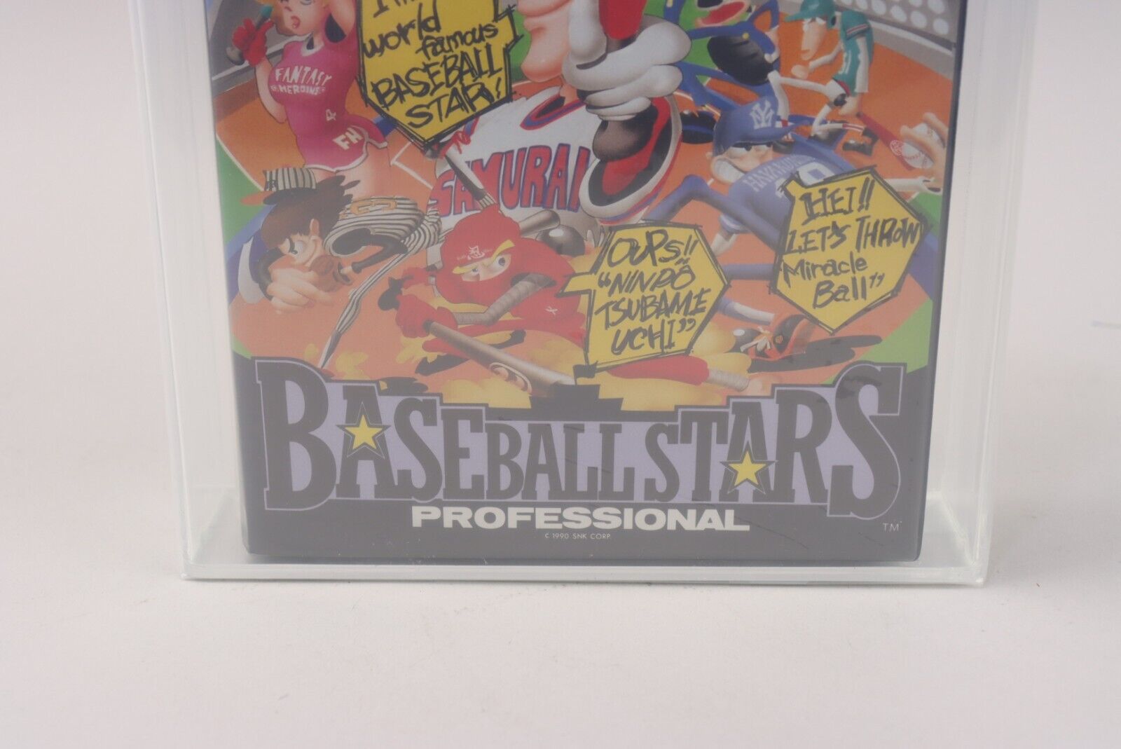 Baseball Stars Professional SNK Neo Geo New Factory Sealed VGA Graded 85 NM+