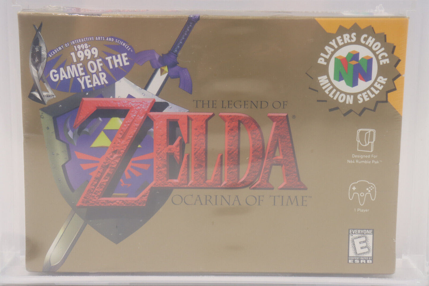 Legend of Zelda: Ocarina of Time Nintendo N64 VGA 75 EX+/NM Rare Players Choice!