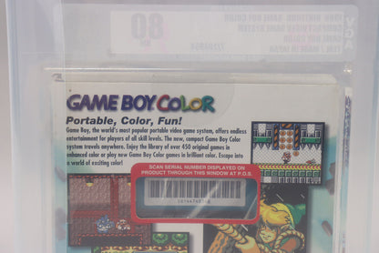 Nintendo Game Boy Color GBC Handheld System Teal NIB Brand New VGA Graded 80 NM