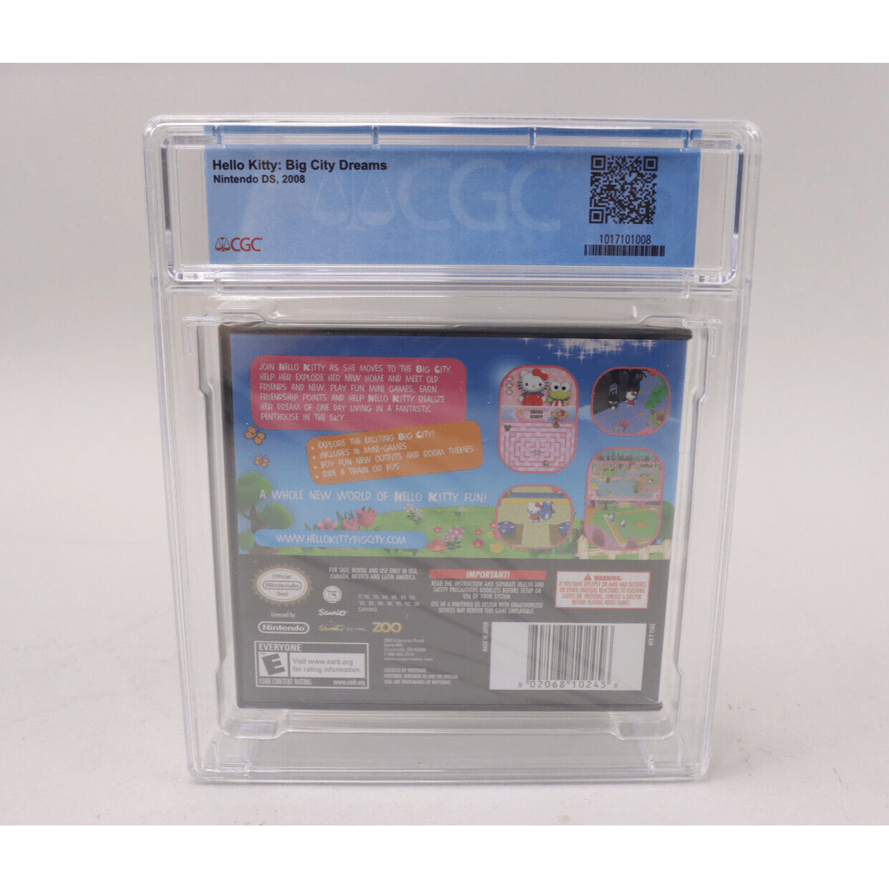 Hello Kitty: Big City Dreams Nintendo DS Sealed CGC 9.6 A+ Near Perfect Grade!