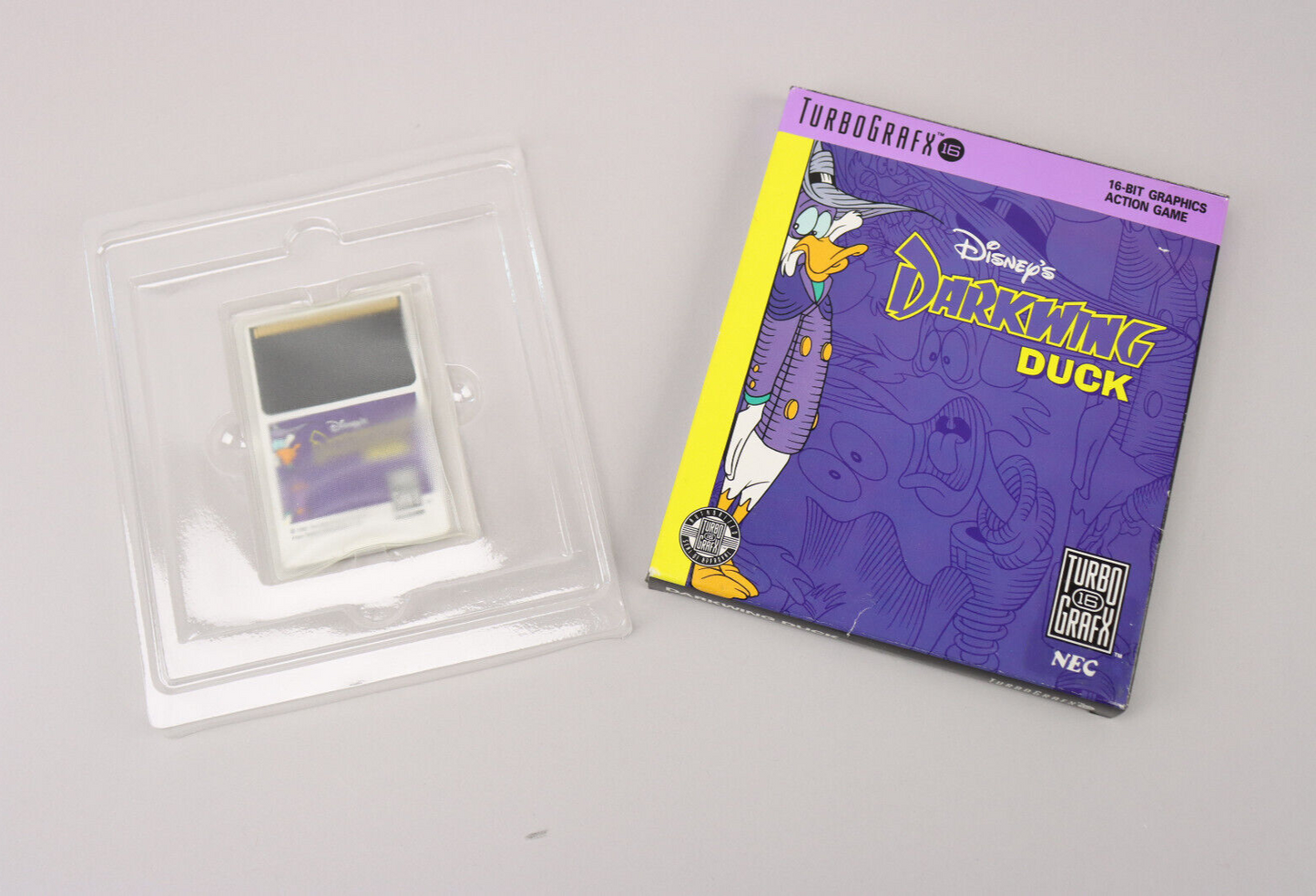 Disney's Darkwing Duck NEC TurboGrafx-16 TG16 Game w/Box & Insert - No Manual