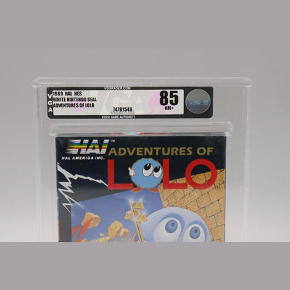 Adventures of Lolo Nintendo NES 1989 Hal New Factory Sealed VGA Graded 85 NM+