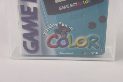 Nintendo Game Boy Color GBC Handheld System Teal NIB Brand New VGA Graded 80 NM