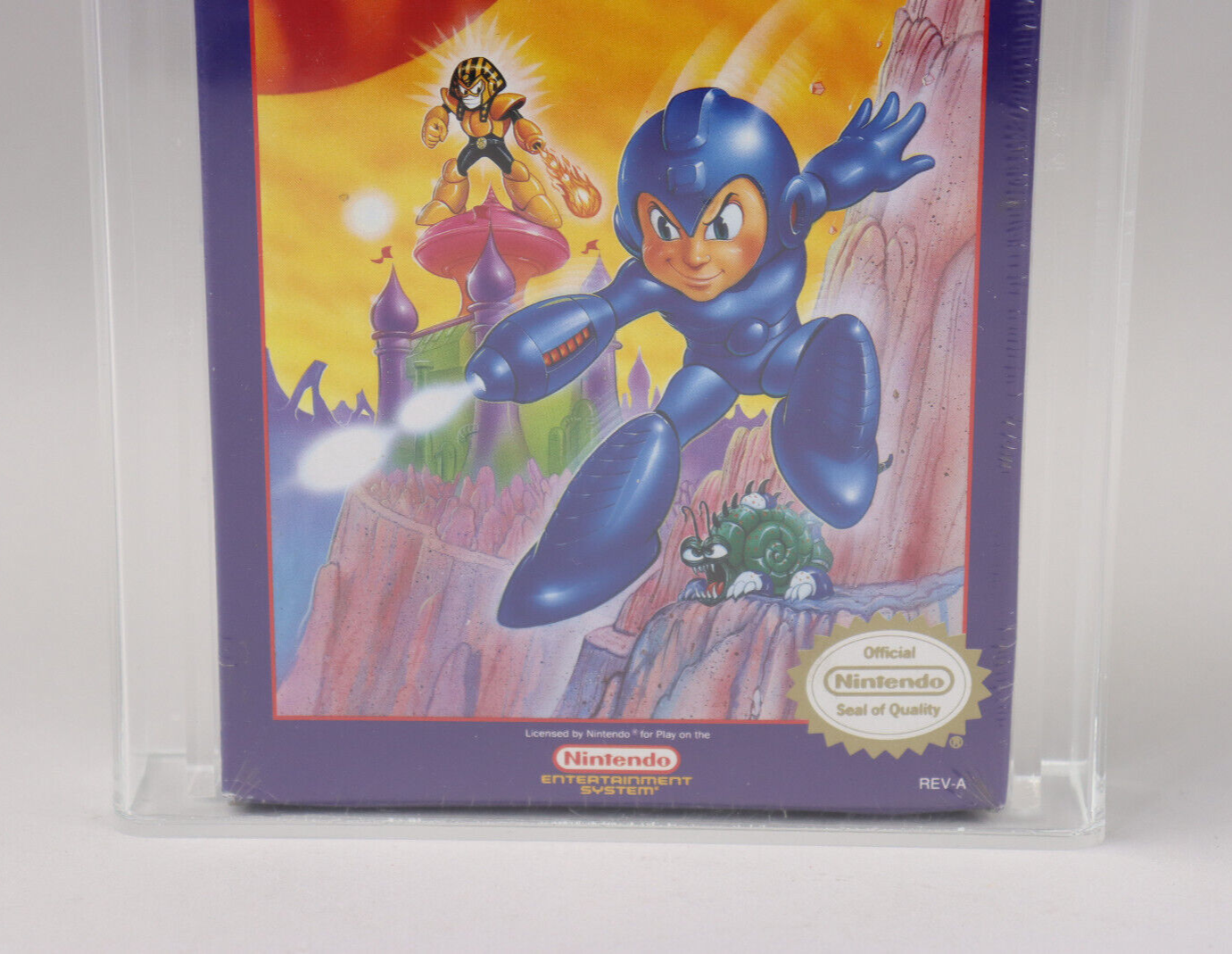 Mega Man 4 Nintendo NES 1992 Capcom New Factory Sealed H-Seam VGA Graded 80+ NM