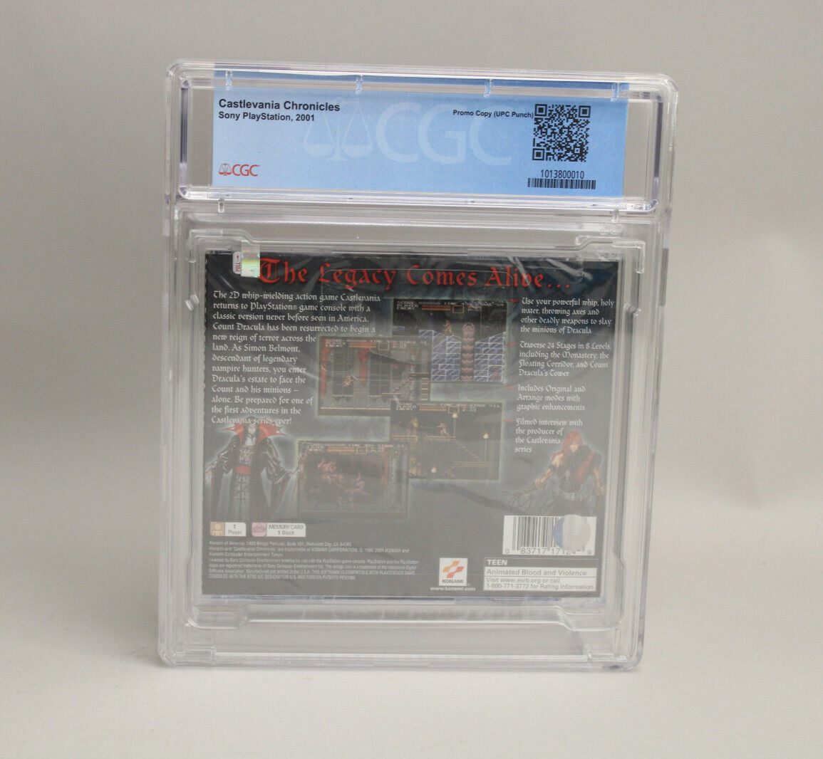 Castlevania Chronicles Sony PlayStation PS1 PSX New Sealed CGC 9.8 A+ Perfect!