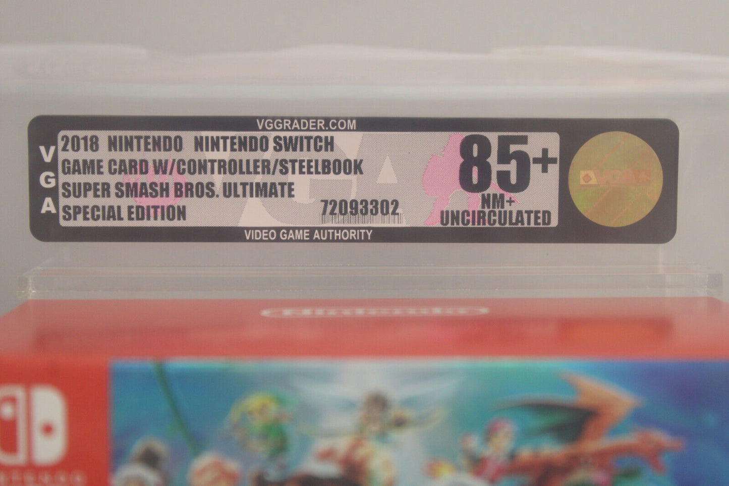 Super Smash Bros. Ultimate Special Edition Nintendo Switch VGA Gold U85+ NM+