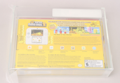 Nintendo 2DS New Super Mario Bros. 2 Scarlet Red System NIB VGA Graded 85+ NM+