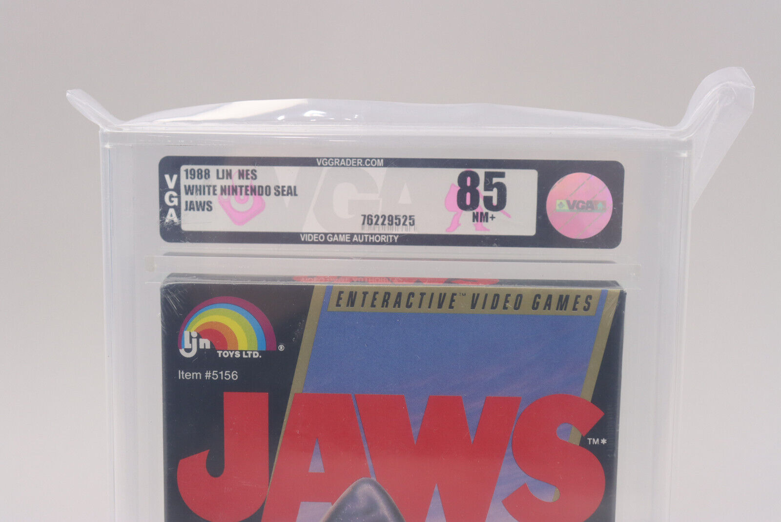 Jaws Nintendo NES 1988 LJN New Factory Sealed VGA Graded 85 NM+