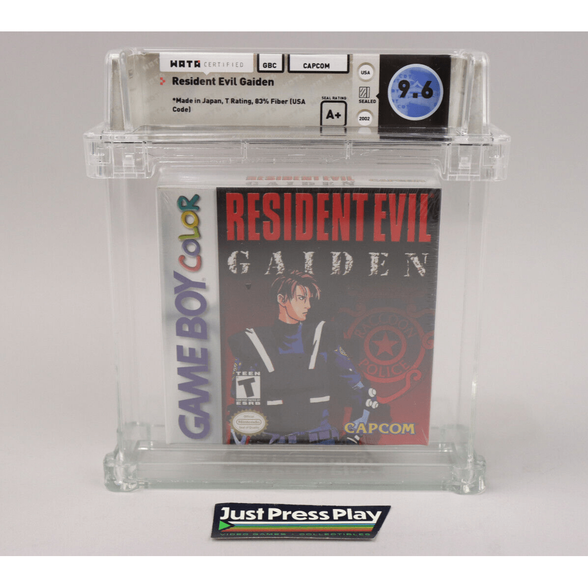 Resident Evil Gaiden Nintendo Game Boy Color GBC New Sealed Wata 9.6 A+ Wow!