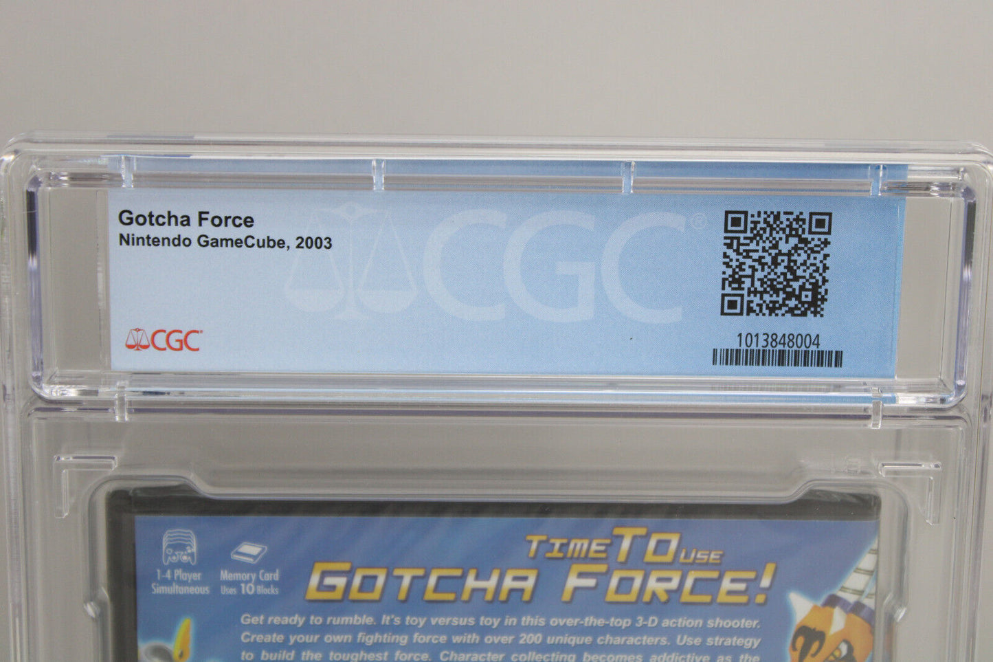 Gotcha Force Nintendo GameCube GC 2003 Capcom New Sealed CGC Graded 9.6 A+