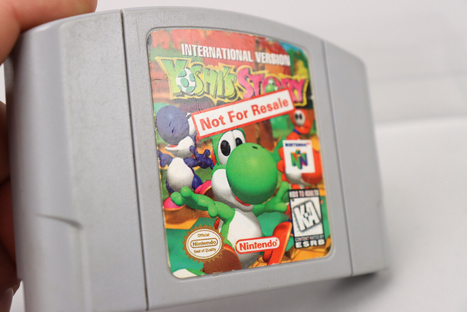 Yoshi's Story Nintendo 64 N64 NFR International Version Cartridge w/Protector