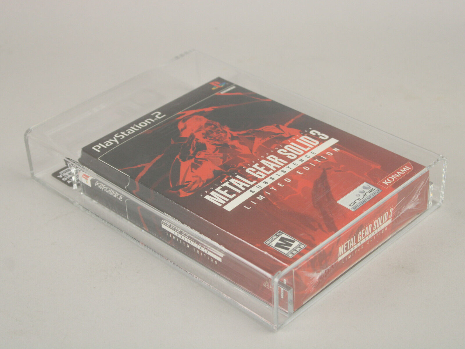 Metal Gear Solid 3 Subsistence Limited Edition Sony PlayStation 2 PS2 VGA 85 NM+