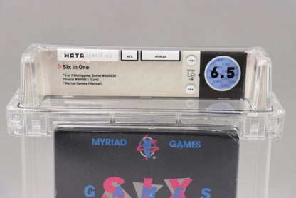 Ultra Rare R10 Myriad Six in One 6 in 1 Nintendo NES CIB Complete Wata Certified