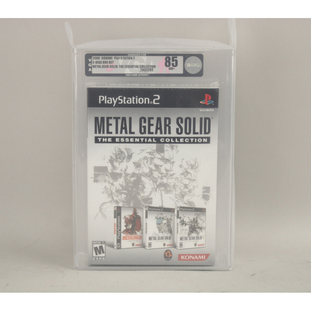 Metal Gear Solid: The Essential Collection PlayStation 2 PS2 Sealed VGA 85 NM+